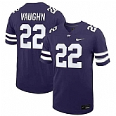 Men's Kansas State Wildcats #22 Deuce Vaughn Purple Stitched Jersey Dzhi