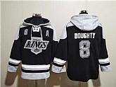 Men's Los Angeles Kings #8 Drew Doughty Black Ageless Must-Have Lace-Up Pullover Hoodie,baseball caps,new era cap wholesale,wholesale hats