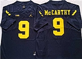 Men's Michigan Wolverines #9 McCARTHY Navy Stitched Jersey,baseball caps,new era cap wholesale,wholesale hats