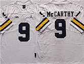 Men's Michigan Wolverines #9 McCARTHY White Stitched Jersey,baseball caps,new era cap wholesale,wholesale hats