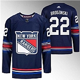Men's New York Rangers #22 Jonny Brodzinski Navy Stitched Jersey Dzhi,baseball caps,new era cap wholesale,wholesale hats