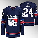 Men's New York Rangers #24 Kaapo Kakko Navy Stitched Jersey Dzhi,baseball caps,new era cap wholesale,wholesale hats