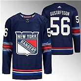 Men's New York Rangers #56 Erik Gustafsson Navy Stitched Jersey Dzhi,baseball caps,new era cap wholesale,wholesale hats