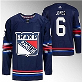 Men's New York Rangers #6 Zac Jones Navy Stitched Jersey Dzhi,baseball caps,new era cap wholesale,wholesale hats