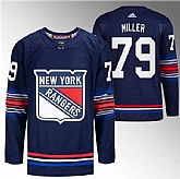 Men's New York Rangers #79 K'Andre Miller Navy Stitched Jersey Dzhi,baseball caps,new era cap wholesale,wholesale hats