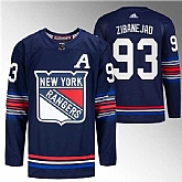 Men's New York Rangers #93 Mika Zibanejad Navy Stitched Jersey Dzhi,baseball caps,new era cap wholesale,wholesale hats