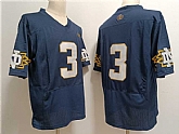 Men's Notre Dame Fighting Irish #3 Joe Montana Navy Limited Stitched Jersey,baseball caps,new era cap wholesale,wholesale hats