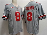 Men's Ohio State Buckeyes #8 Cade Stover Gray 2023 F.U.S.E. Limited Stitched Jersey
