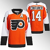 Men's Philadelphia Flyers #14 Sean Couturier 2023-24 Orange Stitched Jersey Dzhi,baseball caps,new era cap wholesale,wholesale hats