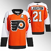 Men's Philadelphia Flyers #21 Scott Laughton 2023-24 Orange Stitched Jersey Dzhi,baseball caps,new era cap wholesale,wholesale hats