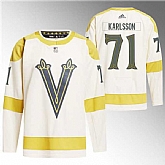 Men's Vegas Golden Knights #71 William Karlsson Cream 2024 Winter Classic Primegreen Stitched Jersey Dzhi