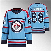 Men's Winnipeg Jets #88 Nate Schmidt Light Blue Anniversary Primegreen Stitched Jersey Dzhi