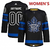 Women's Toronto Maple Leafs x drew house Black Alternate Custom adidas NHL Jerseys,baseball caps,new era cap wholesale,wholesale hats