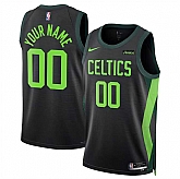 Men's Boston Celtics Active Player Custom Black 2024-25 City Edition Stitched Basketball Jersey,baseball caps,new era cap wholesale,wholesale hats