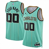 Men's Charlotte Hornets Active Player Custom Mint 2024-25 City Edition Stitched Basketball Jersey,baseball caps,new era cap wholesale,wholesale hats