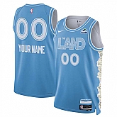 Men's Cleveland Cavaliers Active Player Custom Light Blue 2024-25 City Edition Stitched Jersey,baseball caps,new era cap wholesale,wholesale hats