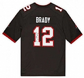 Nike Buccaneers 12 Tom Brady Gray Signature Edition Vapor Untouchable Limited Jersey