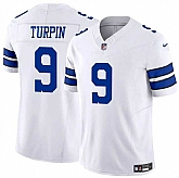 Men & Women & Youth Dallas Cowboys #9 KaVontae Turpin White 2023 F.U.S.E Vapor Untouchable Limited Stitched Jerseys,baseball caps,new era cap wholesale,wholesale hats