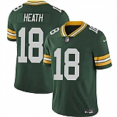 Men & Women & Youth Green Bay Packers #18 Malik Heath Green Vapor Untouchable Limited Stitched Jersey,baseball caps,new era cap wholesale,wholesale hats