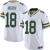 Men & Women & Youth Green Bay Packers #18 Malik Heath White Vapor Untouchable Limited Stitched Jersey,baseball caps,new era cap wholesale,wholesale hats