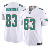 Men & Women & Youth Miami Dolphins #83 Malik Washington White 2024 F.U.S.E Vapor Limited Stitched Jersey,baseball caps,new era cap wholesale,wholesale hats