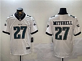 Men & Women & Youth Philadelphia Eagles #27 Quinyon Mitchell White Vapor Untouchable Limited Football Stitched Jerseyy,baseball caps,new era cap wholesale,wholesale hats