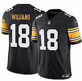 Men & Women & Youth Pittsburgh Steelers #18 Mike Williams Black 2024 F.U.S.E. Alternate Vapor Untouchable Limited Stitched Jersey,baseball caps,new era cap wholesale,wholesale hats