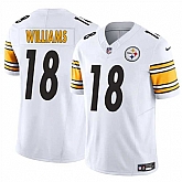 Men & Women & Youth Pittsburgh Steelers #18 Mike Williams White 2024 F.U.S.E. Vapor Untouchable Limited Stitched Jersey,baseball caps,new era cap wholesale,wholesale hats