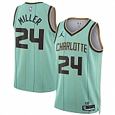 Men's Charlotte Hornets #24 Brandon Miller Mint 2024-25 City Edition Stitched Jersey Dzhi,baseball caps,new era cap wholesale,wholesale hats