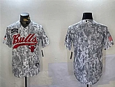 Men's Chicago Bulls Blank 2024 Arctic Camo Salute To Service Stitched Baseball Jersey,baseball caps,new era cap wholesale,wholesale hats