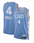 Men's Cleveland Cavaliers #4 Evan Mobley Light Blue 2024-25 City Edition Stitched Jersey Dzhi,baseball caps,new era cap wholesale,wholesale hats