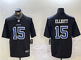 Men's Dallas Cowboys #15 Ezekiel Elliott Black Throwback Vapor Untouchable Limited Stitched Jersey Dzhi,baseball caps,new era cap wholesale,wholesale hats