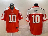 Men's Denver Broncos #10 Bo Nix Orange 2024 F.U.S.E. Throwback Vapor Limited Alternate Stitched Jersey Dzhi,baseball caps,new era cap wholesale,wholesale hats