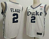 Men's Duke Blue Devils #2 Cooper Flagg White Alternate College Basketball Jersey,baseball caps,new era cap wholesale,wholesale hats