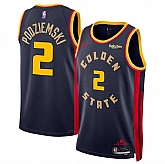 Men's Golden State Warriors #2 Brandin Podziemski Navy 2024-25 City Edition Stitched Jersey Dzhi,baseball caps,new era cap wholesale,wholesale hats