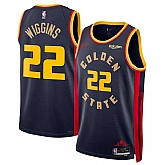 Men's Golden State Warriors #22 Andrew Wiggins Navy 2024-25 City Edition Stitched Jersey Dzhi,baseball caps,new era cap wholesale,wholesale hats