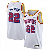 Men's Golden State Warriors #22 Andrew Wiggins White 2024-25 Classic Edition Stitched Jersey Dzhi,baseball caps,new era cap wholesale,wholesale hats