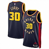 Men's Golden State Warriors #30 Stephen Curry Navy 2024-25 City Edition Stitched Jersey Dzhi,baseball caps,new era cap wholesale,wholesale hats