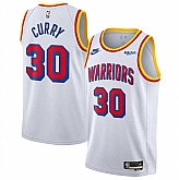 Men's Golden State Warriors #30 Stephen Curry White 2024-25 Classic Edition Swingman Stitched Jersey Dzhi,baseball caps,new era cap wholesale,wholesale hats