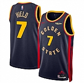 Men's Golden State Warriors #7 Buddy Hield Navy 2024-25 City Edition Stitched Jersey Dzhi,baseball caps,new era cap wholesale,wholesale hats