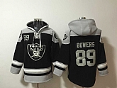 Men's Las Vegas Raiders #89 Brock Bowers Black Ageless Must-Have Lace-Up Pullover Hoodie,baseball caps,new era cap wholesale,wholesale hats