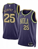 Men's New Orleans Pelicans #25 Trey Murphy III Purple 2024-25 City Ediiton Stitched Jersey Dzhi,baseball caps,new era cap wholesale,wholesale hats