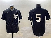 Men's New York Yankees #5 Joe DiMaggio Black With Patch Cool Base Stitched Jersey,baseball caps,new era cap wholesale,wholesale hats