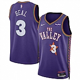 Men's Phoenix Suns #3 Bradley Beal Purple 2024-25 City Edition Stitched Jersey Dzhi,baseball caps,new era cap wholesale,wholesale hats