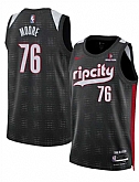 Men's Portland Trail Blazers #76 Taze Moore Black 2024-25 City Edition Edition Stitched Jersey Dzhi,baseball caps,new era cap wholesale,wholesale hats