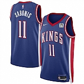 Men's Sacramento Kings #11 Domantas Sabonis Purple 2024-25 City Edition Stitched Jersey Dzhi,baseball caps,new era cap wholesale,wholesale hats