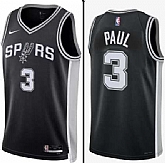 Men's San Antonio Spurs #3 Chris Paul Black Association Edition Stitched Jersey Dzhi,baseball caps,new era cap wholesale,wholesale hats