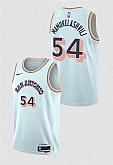 Men's San Antonio Spurs #54 Sandro Mamukelashvili Light Blue 2024-25 City Edition Stitched Jersey Dzhi,baseball caps,new era cap wholesale,wholesale hats