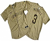 Men's San Diego Padres #3 Jackson Merrill Khaki Pinstripe Limited Stitched Jersey,baseball caps,new era cap wholesale,wholesale hats