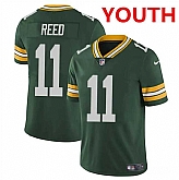 Youth Green Bay Packers #11 Jayden Reed Green Vapor Untouchable Stitched Jersey Dzhi,baseball caps,new era cap wholesale,wholesale hats